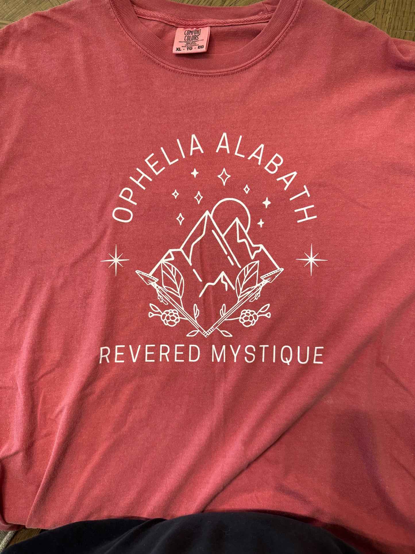 Ophelia Alabath Revered Mystique Tee - ***IMPERFECT ITEM/RETIRED DESIGN/SAMPLE COLOR - Size XL***