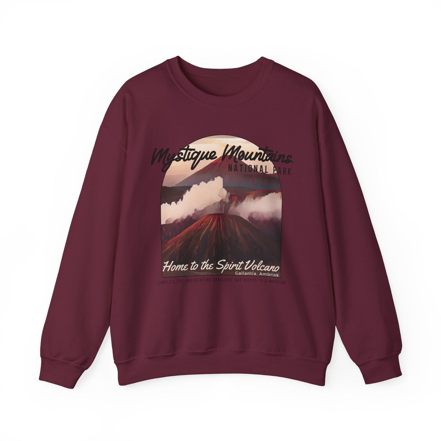 Mystique Mountains National Park Crewneck