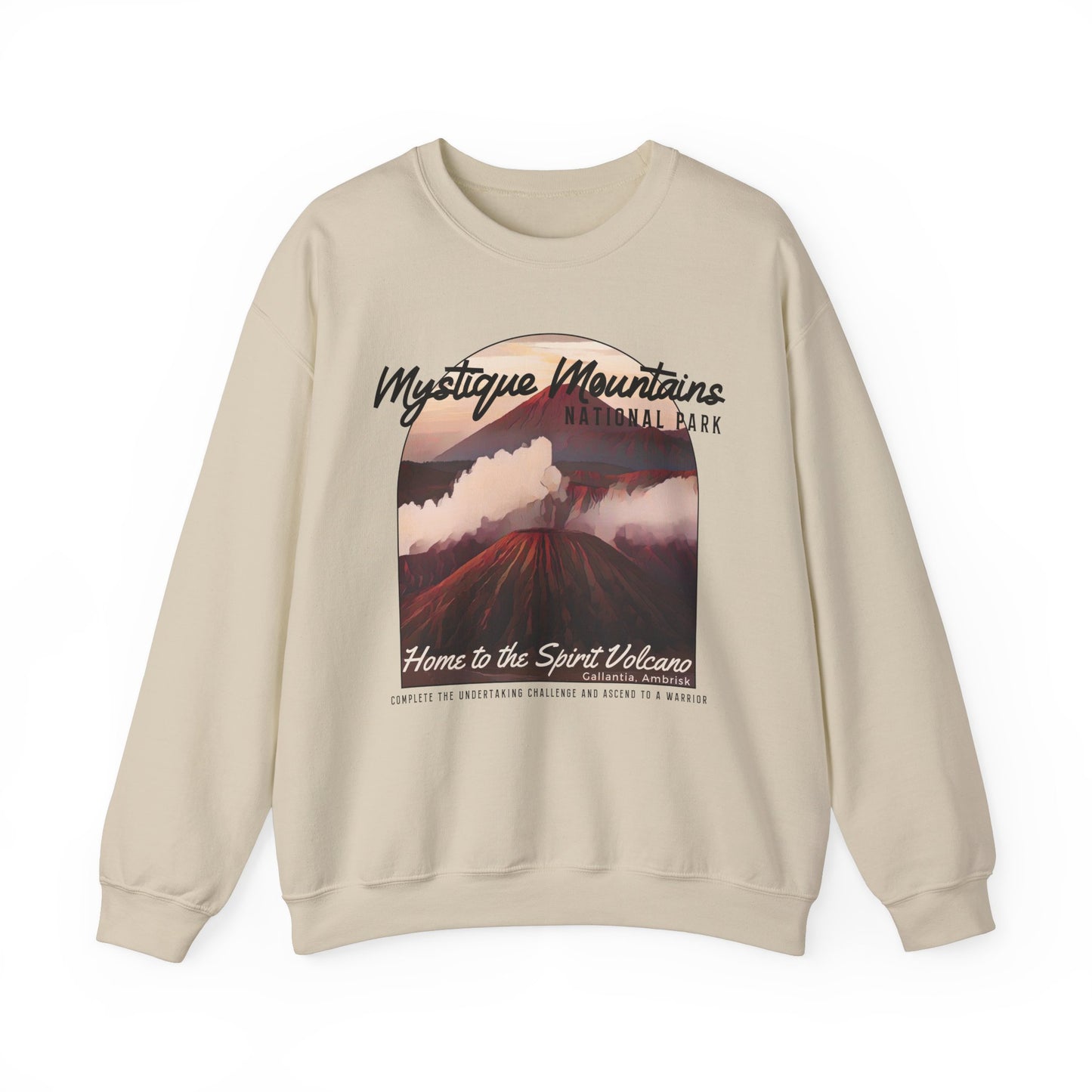 Mystique Mountains National Park Crewneck