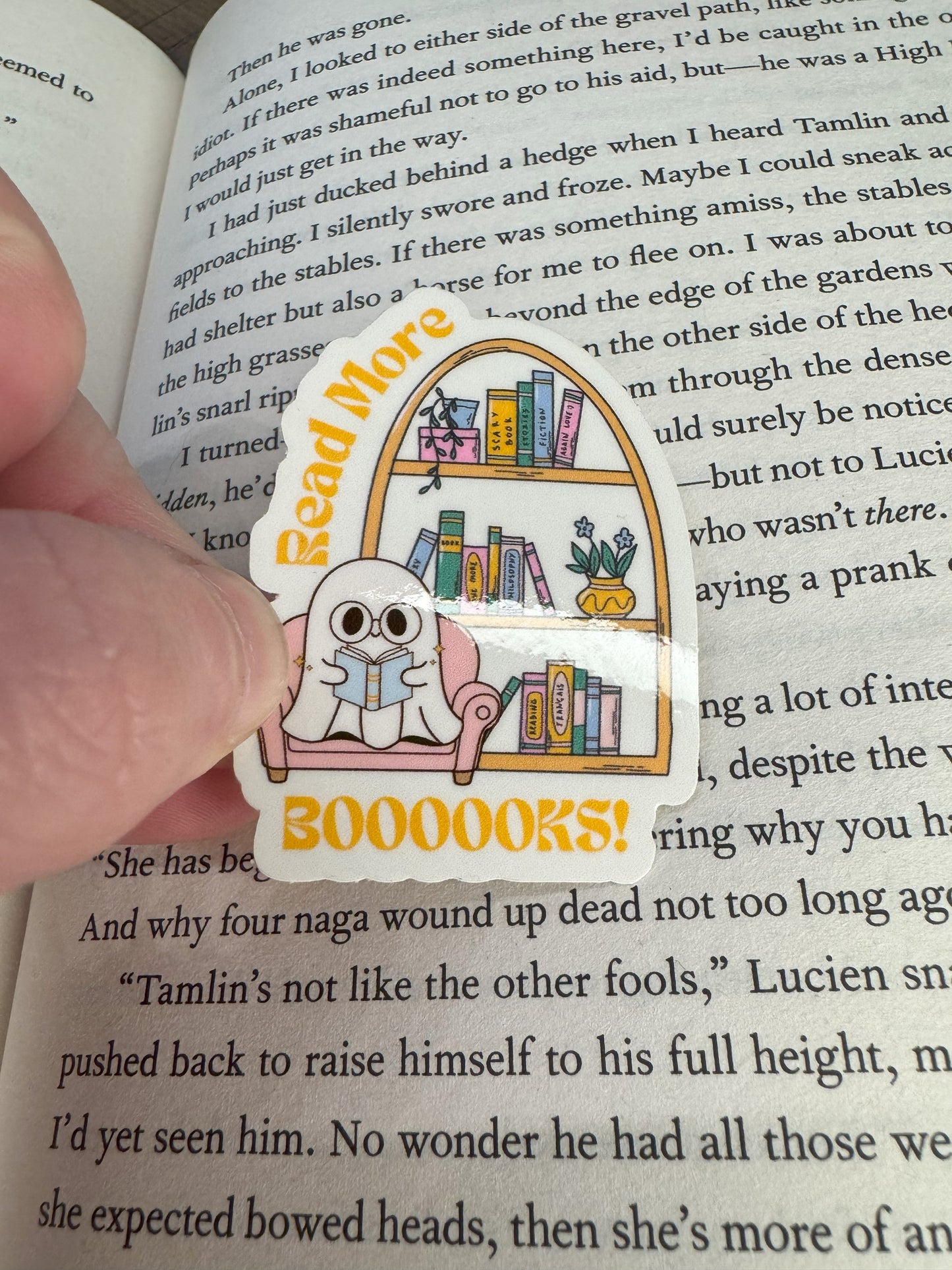 Read More Boooooks Sticker