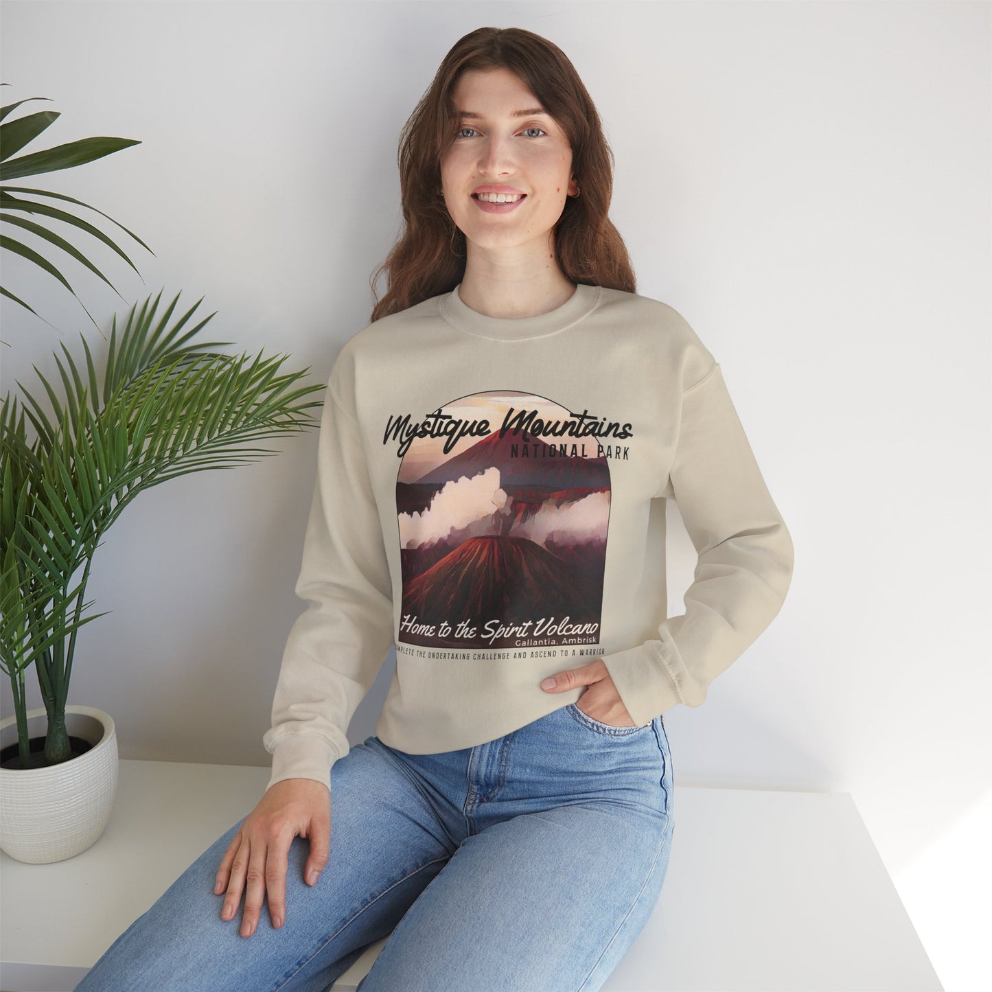 Mystique Mountains National Park Crewneck